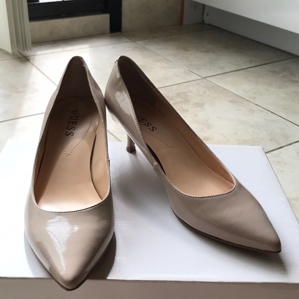 Nude heels.